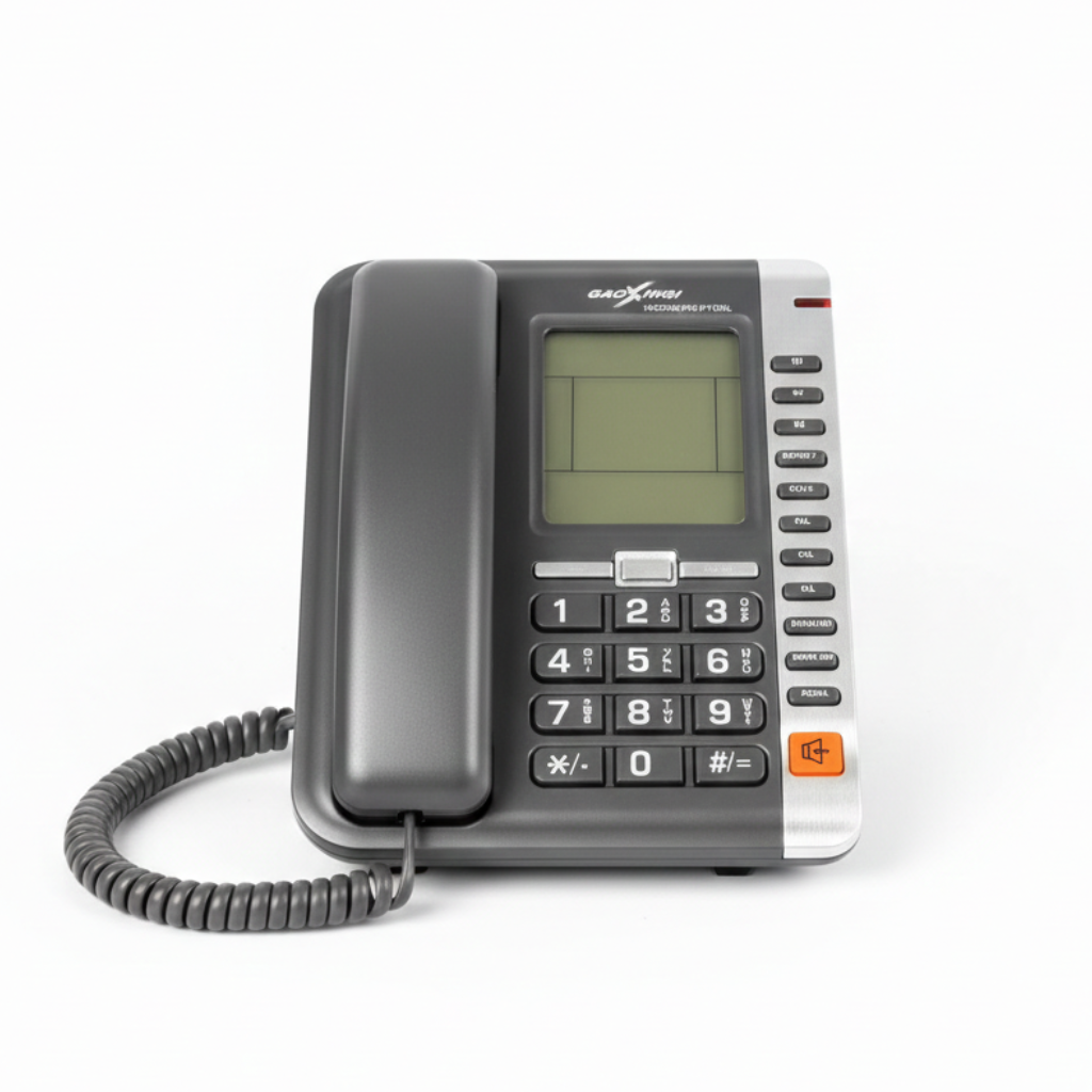 GAOXINQI Caller ID Telephone HCD399 (305) P/TSDI – LCD Display Corded Landline Phone