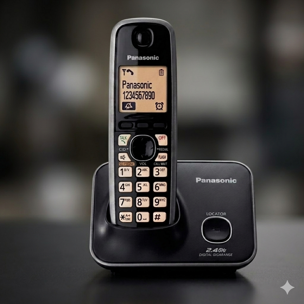 Panasonic KX-TG3711BX 2.4GHz Digital Cordless Landline Phone