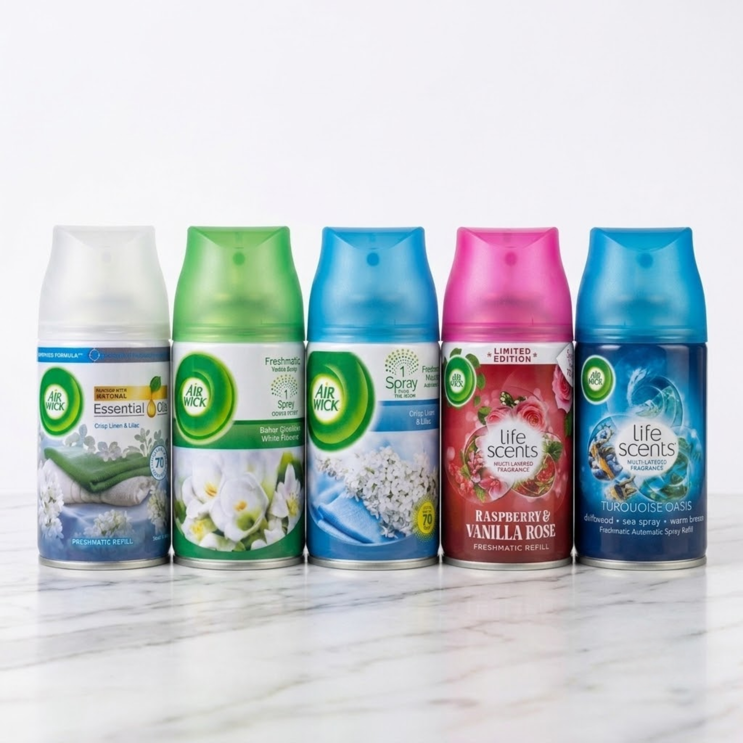Air Wick Air Freshener 250ml – Automatic Spray Dispenser Refill & Long Lasting Room Freshener | Multiple Fragrances