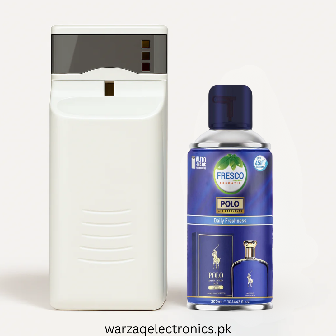 Deluxe Automatic Air Freshener Dispenser with Free Air Freshener & D-Size Batteries
