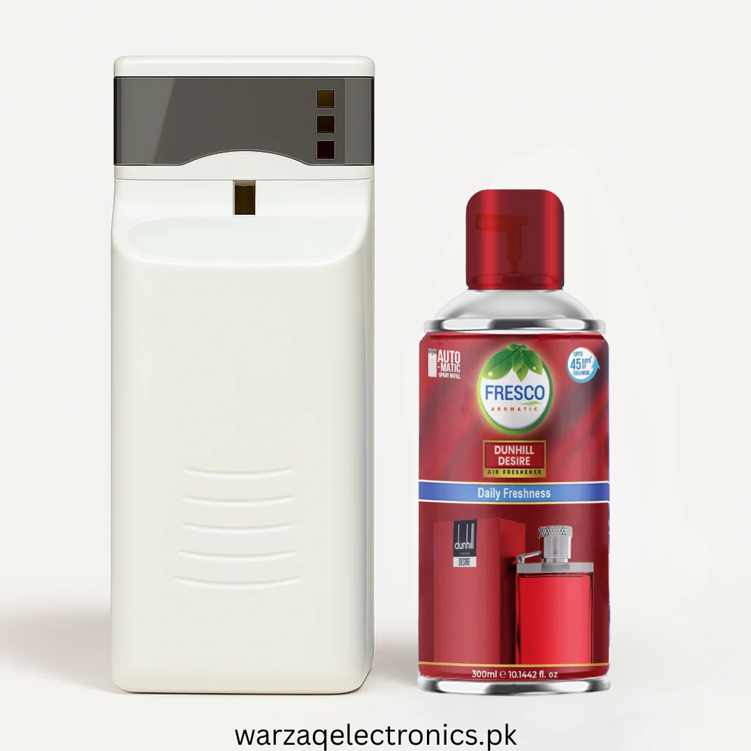Deluxe Automatic Air Freshener Dispenser with Free Air Freshener & D-Size Batteries