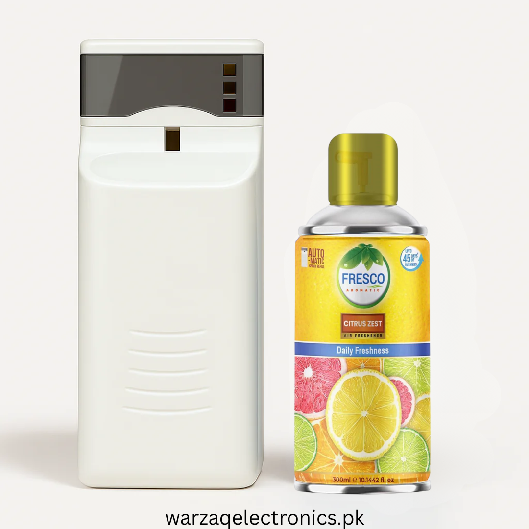 Deluxe Automatic Air Freshener Dispenser with Free Air Freshener & D-Size Batteries