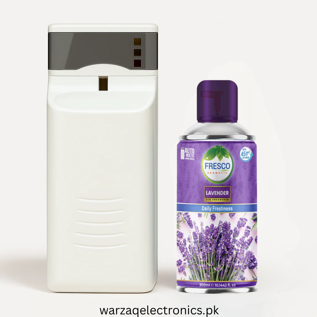 Deluxe Automatic Air Freshener Dispenser with Free Air Freshener & D-Size Batteries