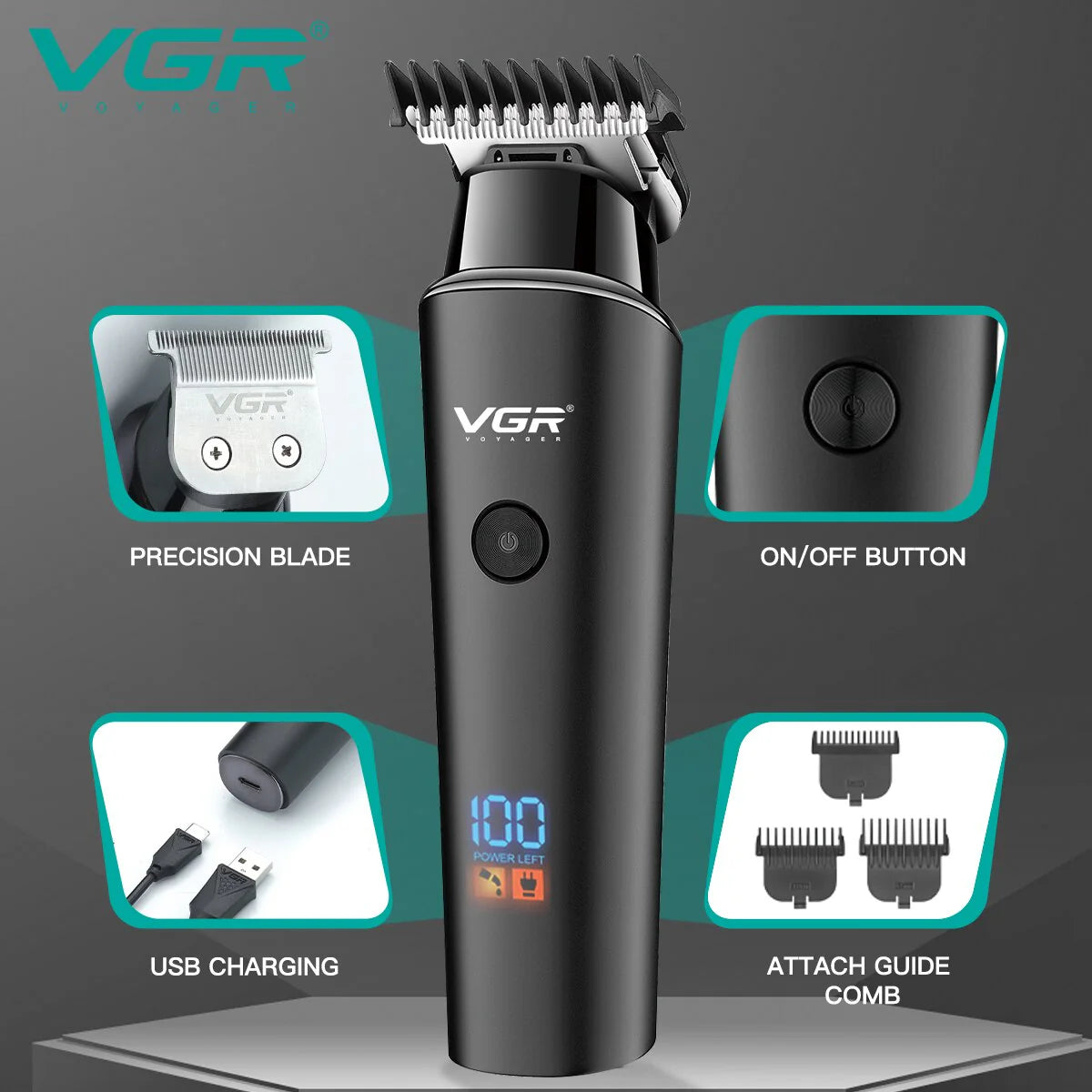 VGR V-937 Professional Hair Trimmer
