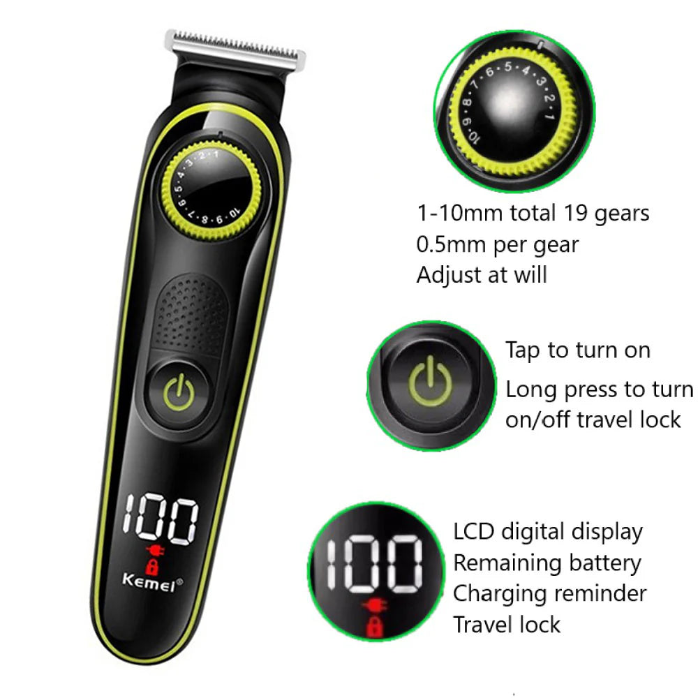 Kemei KM-696 5 in 1 Grooming Kit | 6 months warranty
