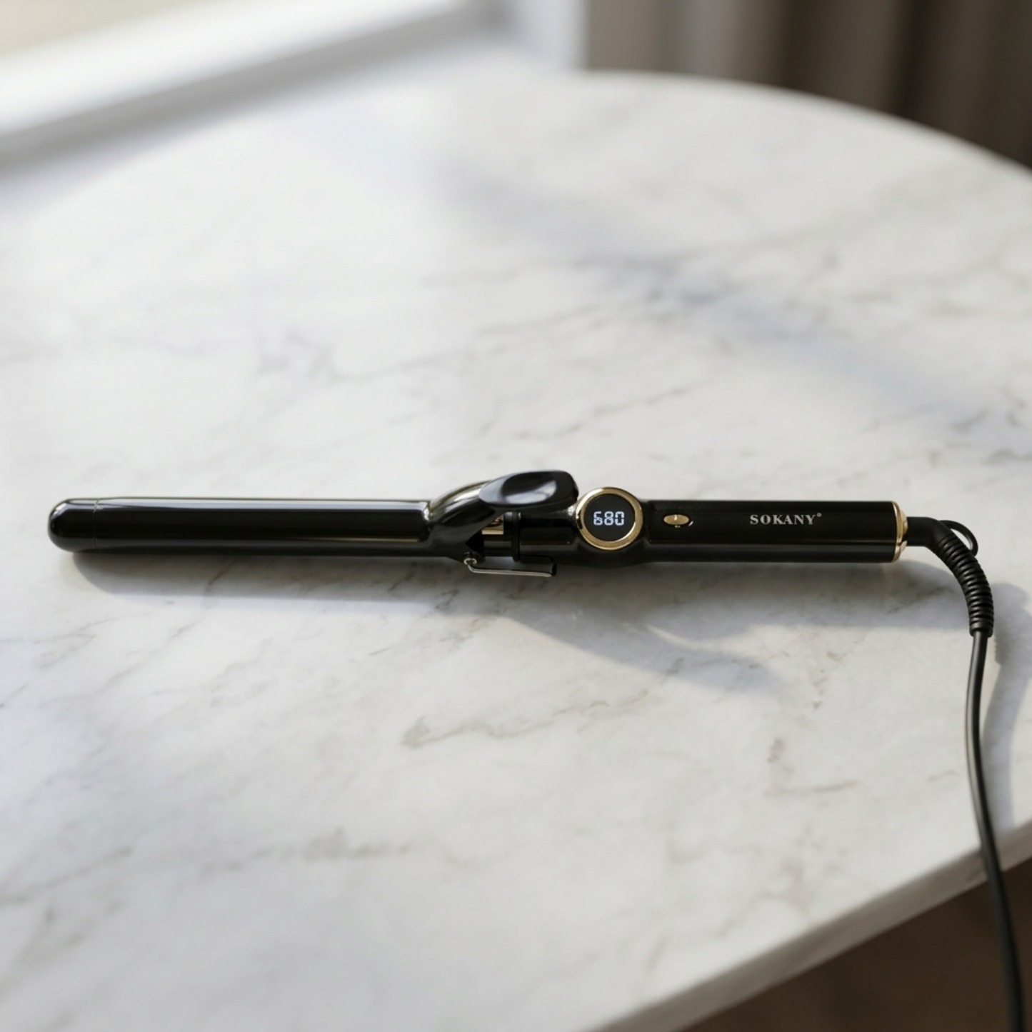SOKANY SK-15012 Hair Curling Iron 25mm | Digital Display | Temperature Up to 980°F