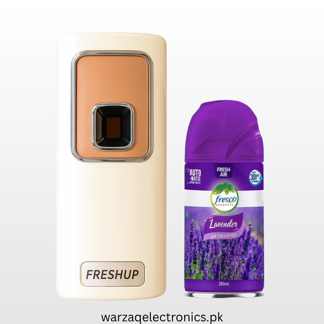 Smart White Automatic Air Freshener Dispenser – Free Air Freshener & Batteries