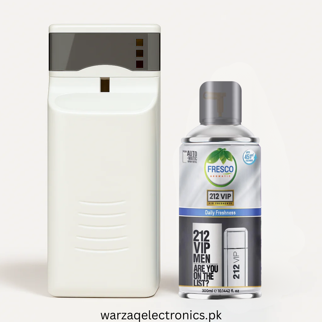 Deluxe Automatic Air Freshener Dispenser with Free Air Freshener & D-Size Batteries