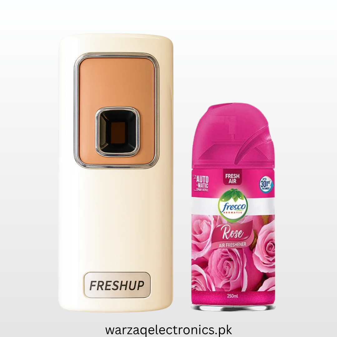 Smart White Automatic Air Freshener Dispenser – Free Air Freshener & Batteries