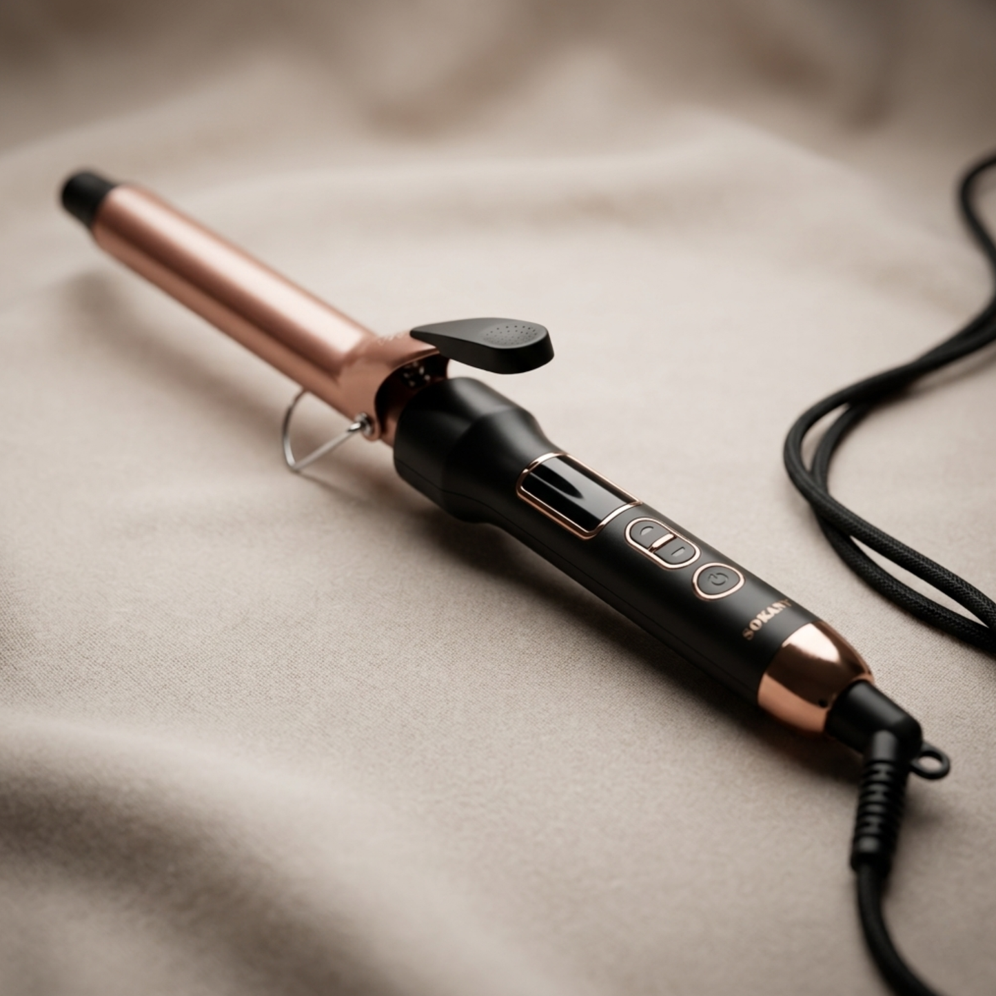 SOKANY SK-673 25mm Hair Curling Iron | Digital Display | Temperature Up to 980°F