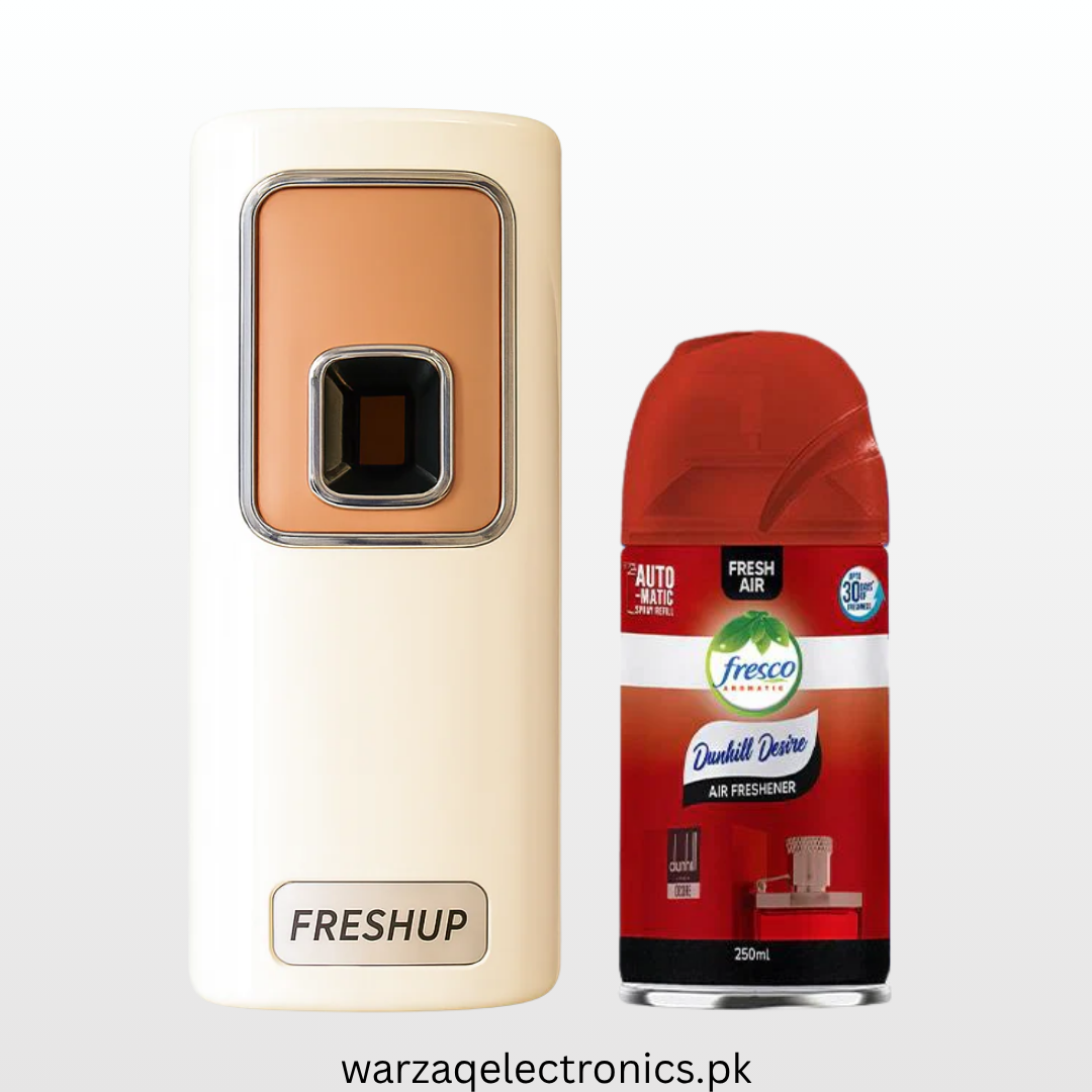 Smart White Automatic Air Freshener Dispenser – Free Air Freshener & Batteries