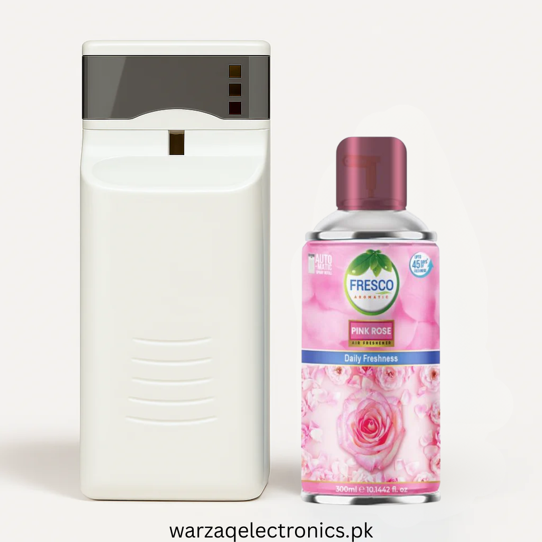 Deluxe Automatic Air Freshener Dispenser with Free Air Freshener & D-Size Batteries