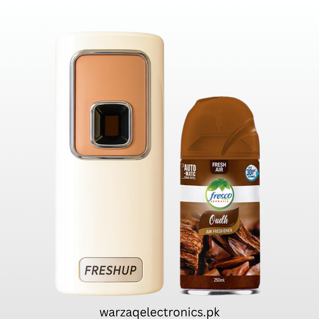 Smart White Automatic Air Freshener Dispenser – Free Air Freshener & Batteries