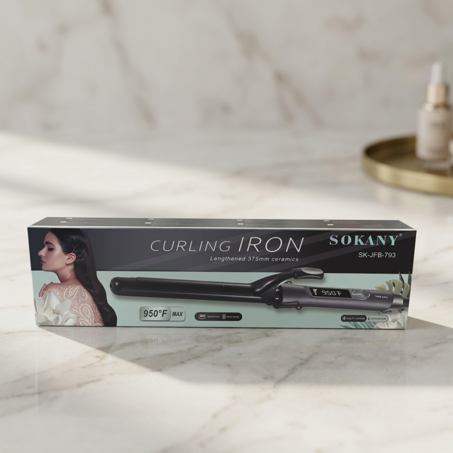 SOKANY SK-JFB-793 Curling Iron 950°F | Digital Display