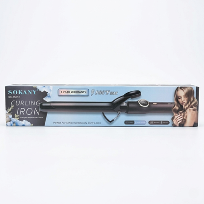 SOKANY SK-15012 Hair Curling Iron 25mm | Digital Display | Temperature Up to 980°F