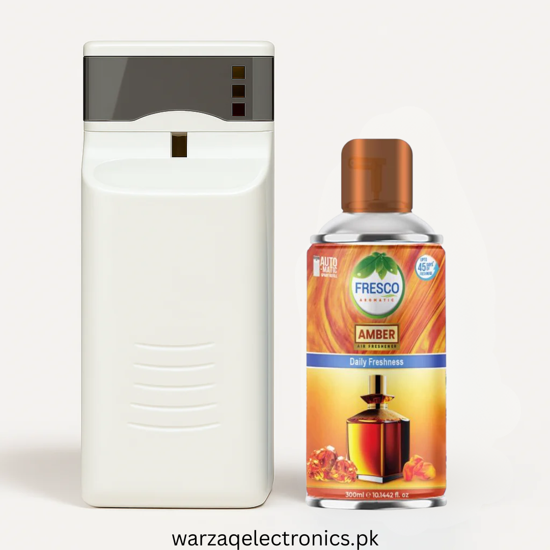 Deluxe Automatic Air Freshener Dispenser with Free Air Freshener & D-Size Batteries