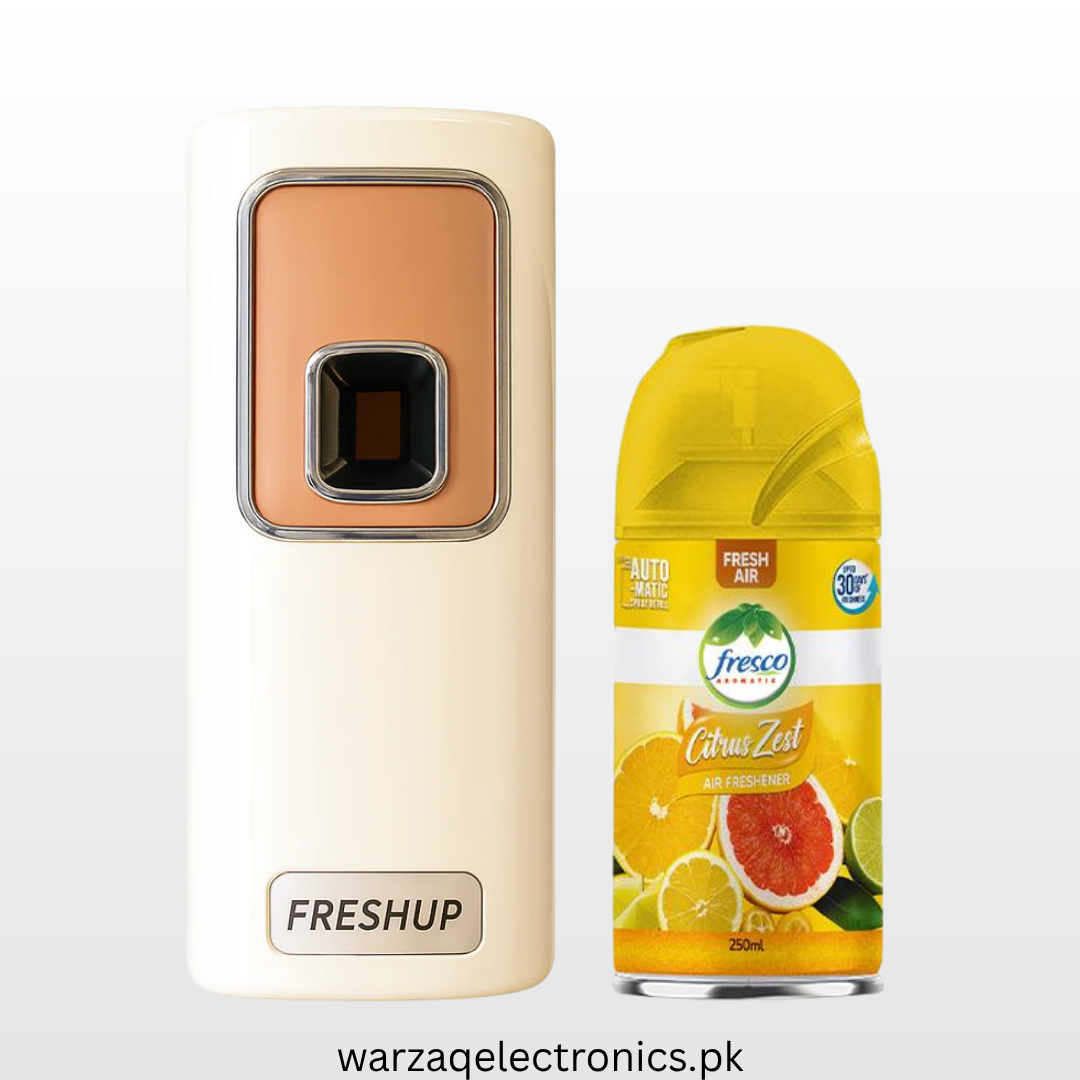 Smart White Automatic Air Freshener Dispenser – Free Air Freshener & Batteries