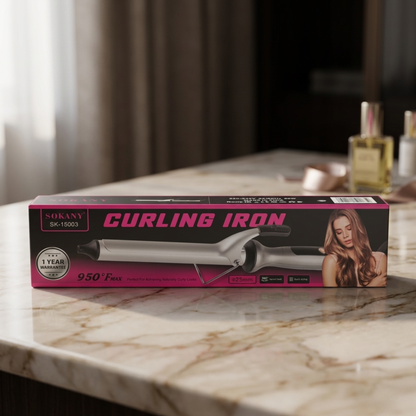 SOKANY SK-15003 Professional Curling Iron 25mm – 950°F Fast Heating