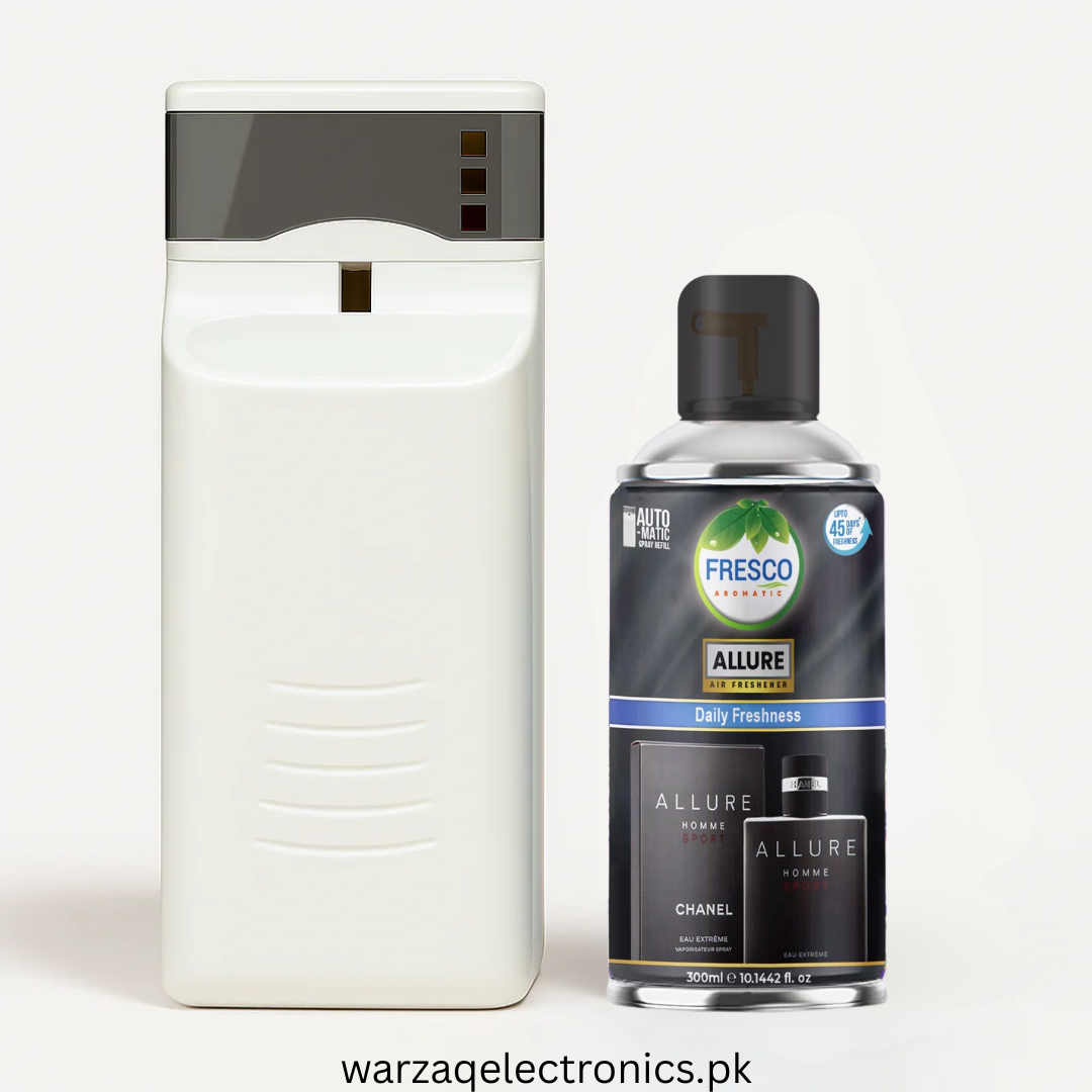 Deluxe Automatic Air Freshener Dispenser with Free Air Freshener & D-Size Batteries