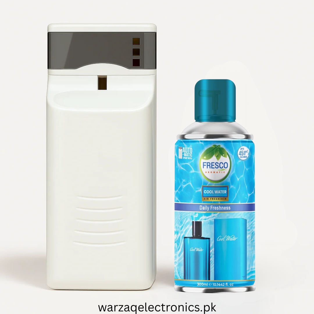 Deluxe Automatic Air Freshener Dispenser with Free Air Freshener & D-Size Batteries