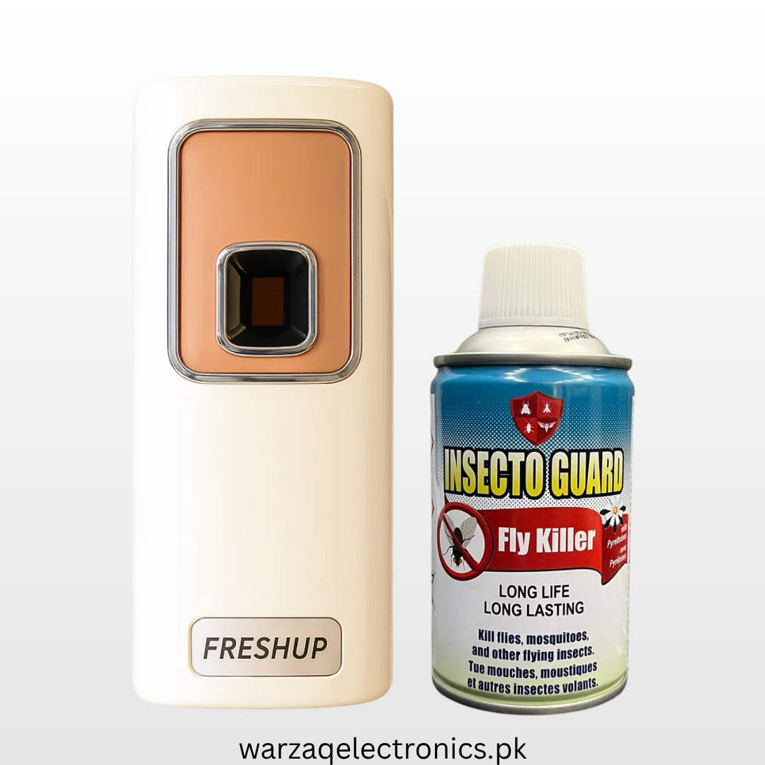 Smart White Automatic Air Freshener Dispenser – Free Air Freshener & Batteries