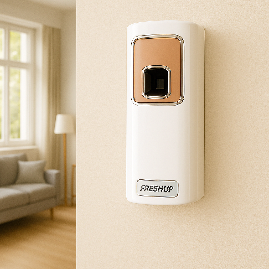 Smart White Automatic Air Freshener Dispenser – Free Air Freshener & Batteries