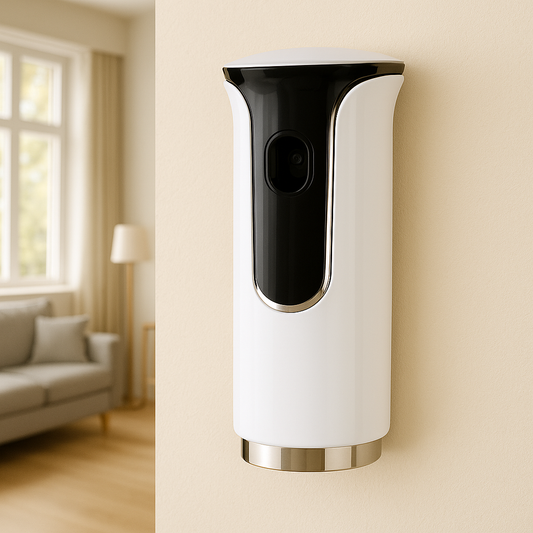 Freshup  Premium LED Remote Control Automatic Air Freshener Dispenser with Free Air Freshener & D-Size Batteries