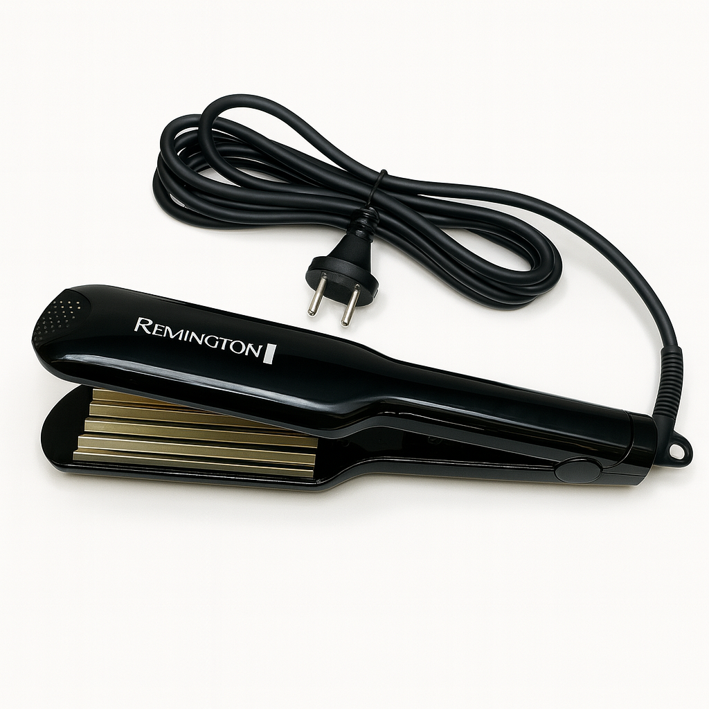 Remington Professional Hair Straightener Crimper in black –  Adjustable Heat Iron