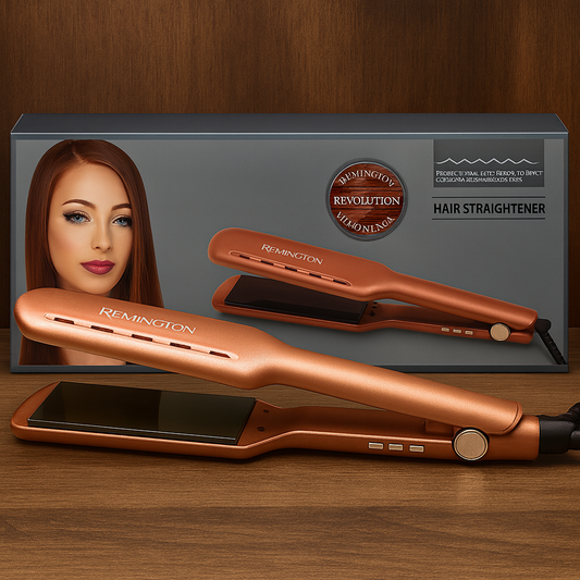 Remington Professional Hair Straightener – Wide Plate with heat adjustable