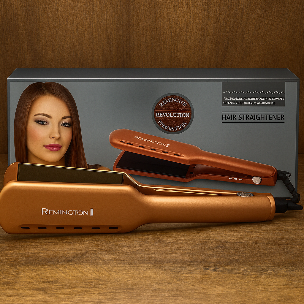 Remington Professional Hair Straightener – Wide Plate with heat adjustable