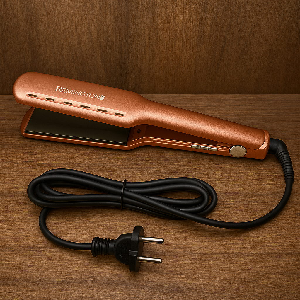 Remington Professional Hair Straightener – Wide Plate with heat adjustable