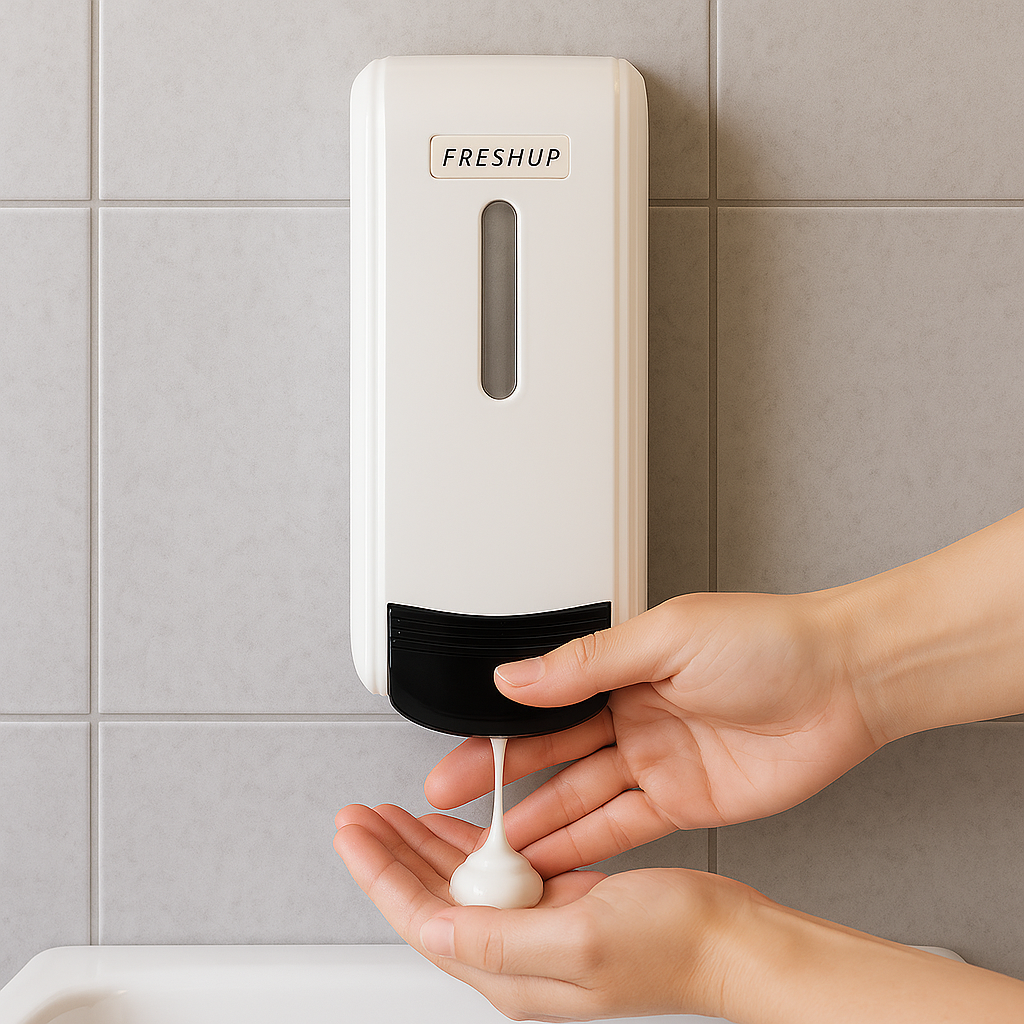 Freshup Freshup 1000ml Wall Mounted Liquid Soap Dispenser – Warzaq Electronics