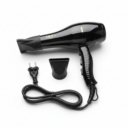 V&G Professional Hair Dryer PRO 4100 – 2000W Powerful AC Motor | Salon-Grade Fast Drying & Styling Hair Dryer