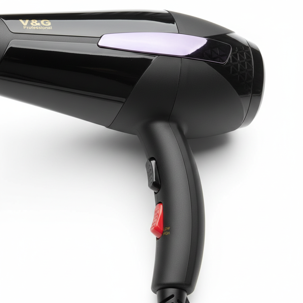 V&G Professional Hair Dryer PRO 4300 – 2000W Powerful AC Motor | Salon-Grade Fast Drying Hair Dryer