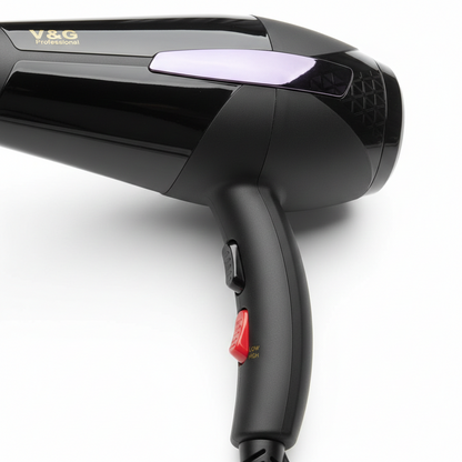 V&G Professional Hair Dryer PRO 4300 – 2000W Powerful AC Motor | Salon-Grade Fast Drying Hair Dryer