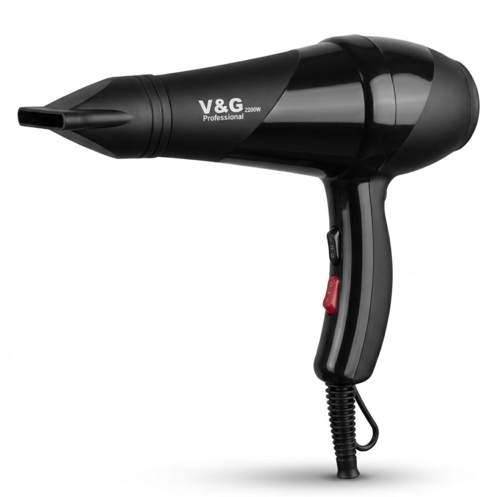 V&G 2200 Professional Hair Dryer 2200W | High Power Salon & Home Hair Dryer