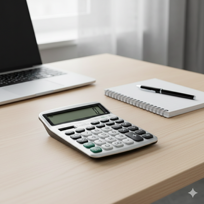Citizen CT-860II 12-Digit Desktop Calculator – Dual Power Solar Calculator