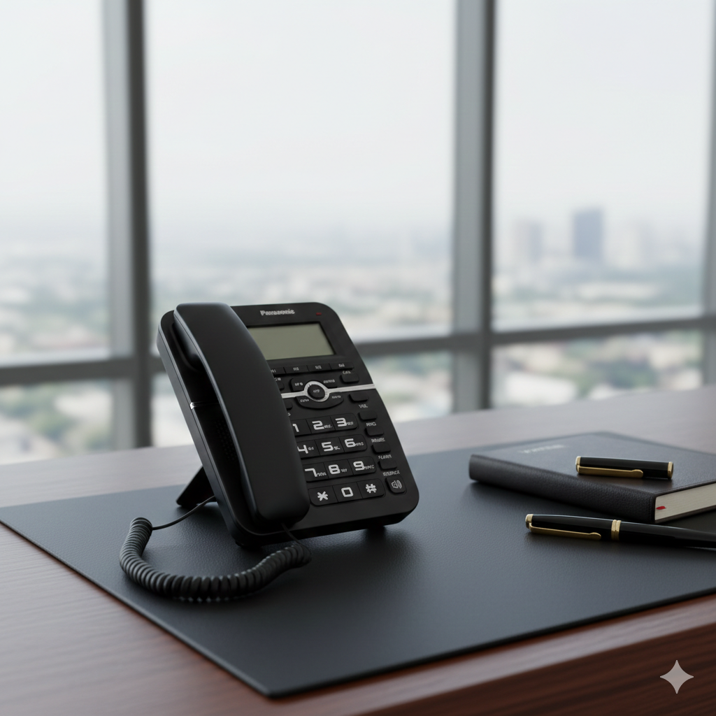 Panasonic KX-TS2023 PRO Corded Landline Phone (Black)