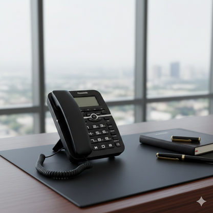 Panasonic KX-TS2023 PRO Corded Landline Phone (Black)