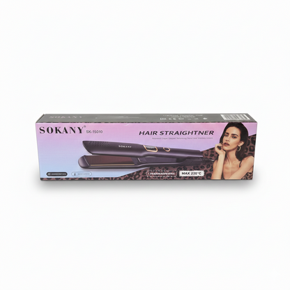 SOKANY SK-15010 Hair Straightener | Digital Display | Temperature Up to 220°F
