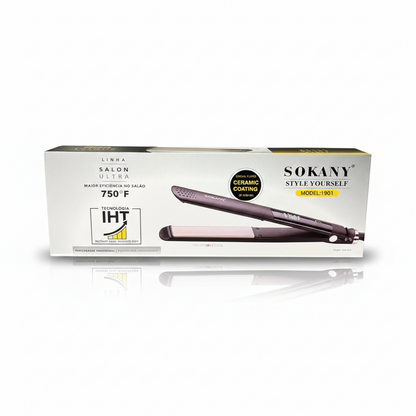 SOKANY 1901 Salon Ultra Hair Straightener | Digital Display | Temperature Up to 750°F