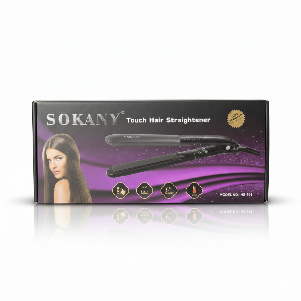 SOKANY HS-991 Touch Hair Straightener | Temperature Up to 750°F