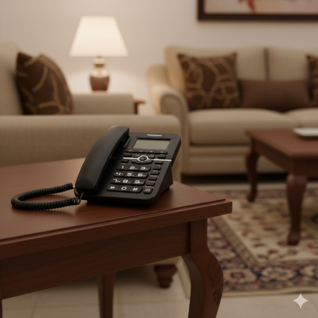 Panasonic KX-TS2023 PRO Corded Landline Phone (Black)