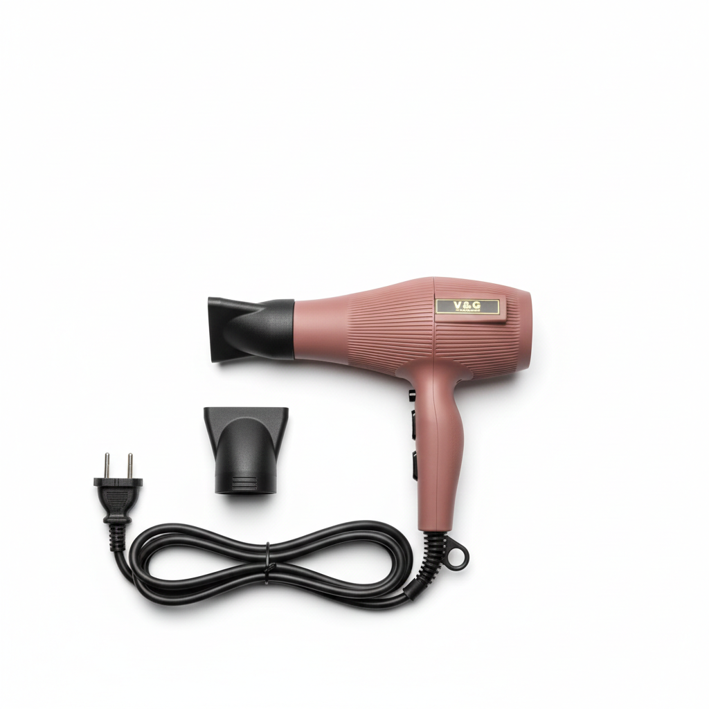 V&G Professional Hair Dryer PRO 3000 – Super Strong Wind AC Motor | Salon-Grade Fast Drying Hair Dryer