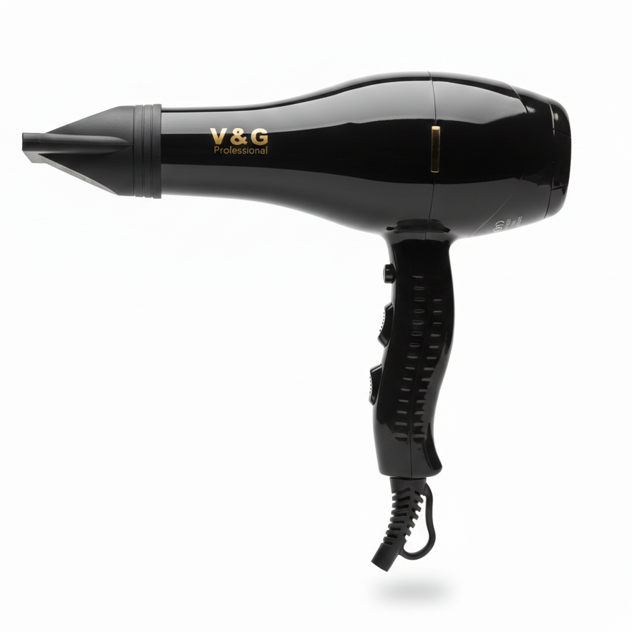 V&G Professional Hair Dryer PRO 4100 – 2000W Powerful AC Motor | Salon-Grade Fast Drying & Styling Hair Dryer