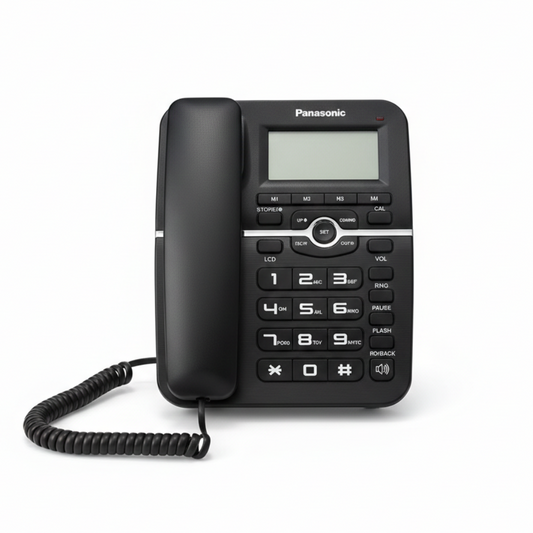 Panasonic KX-TS2023 PRO Corded Landline Phone (Black)