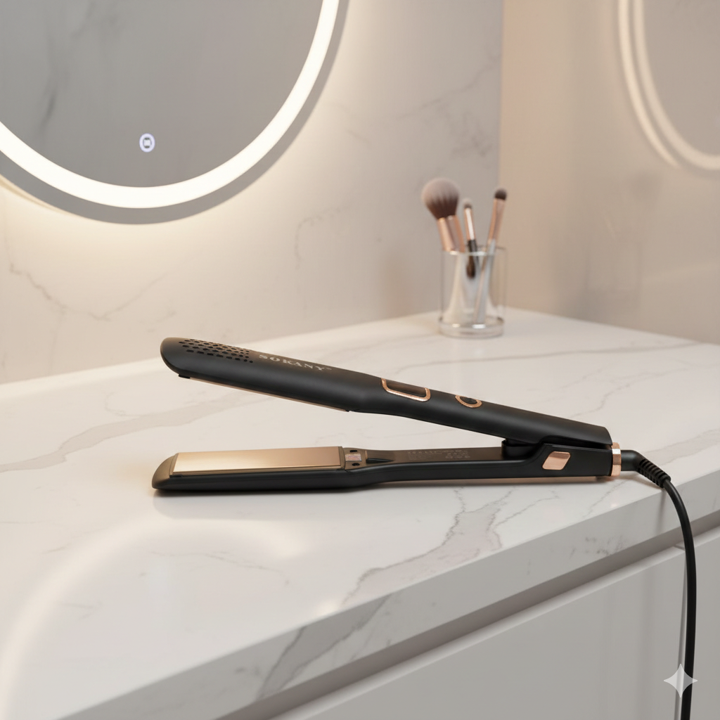SOKANY SK-15010 Hair Straightener | Digital Display | Temperature Up to 220°F