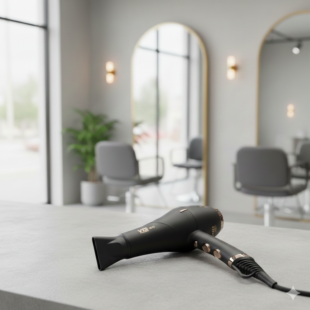 VTS Professional Ionic Hair Dryer D02 – 2300W High Power Salon Blow Dryer