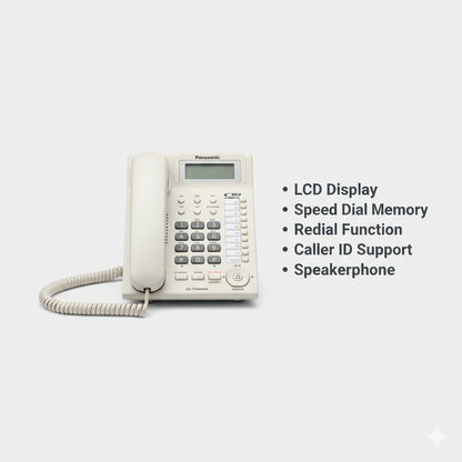 Panasonic KX-TS880MX Integrated Corded Caller ID Landline Phone