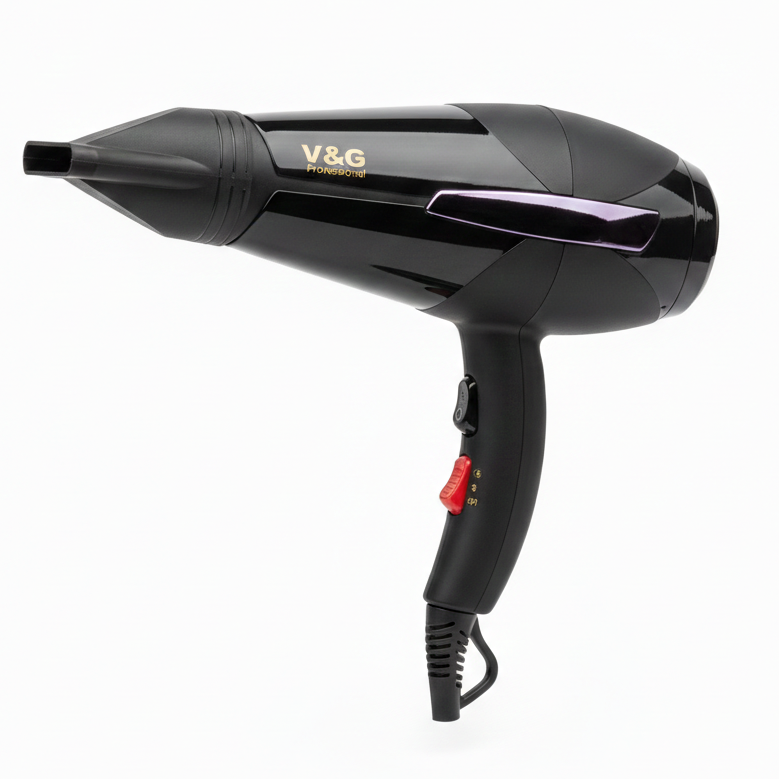 V&G Professional Hair Dryer PRO 4300 – 2000W Powerful AC Motor | Salon-Grade Fast Drying Hair Dryer